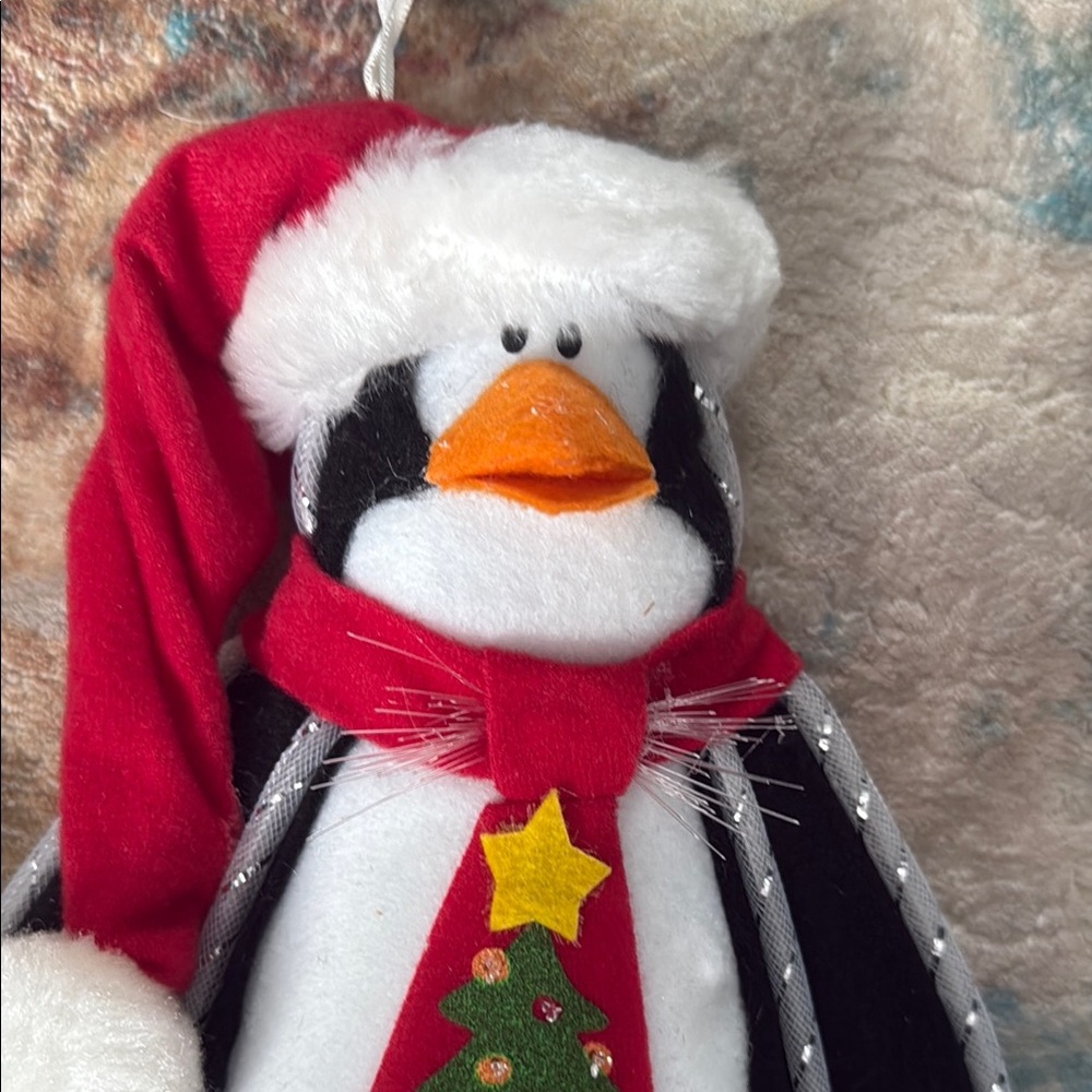 Festive Penguin Christmas Ornament - Picture 3 of 4